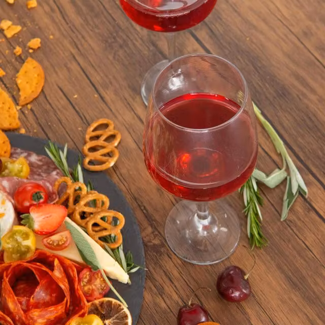 Argon Tableware Transparent Wine Glass, 400 ml