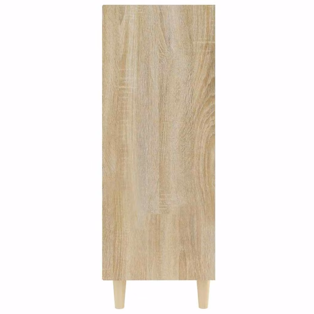 Berkfield Home Sonoma Oak Sideboard in Beige, W/D/H: 69.5 x 32.5 x 90 cm – 3