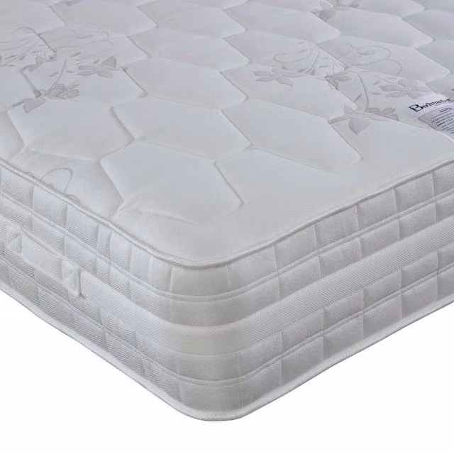 Bedmaster Luna 3000 Pocket Sprung Revofoam Mattress in White, W/D/H: 120 x 200 cm