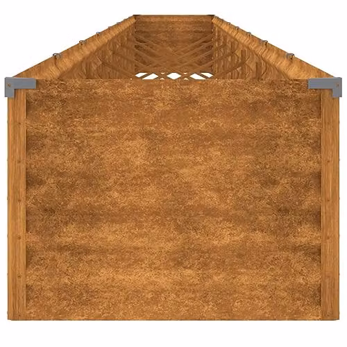 vidaXL Rusty Brown Garden Raised Bed W: 770 cm, D: 50 cm, H: 36 cm – 3