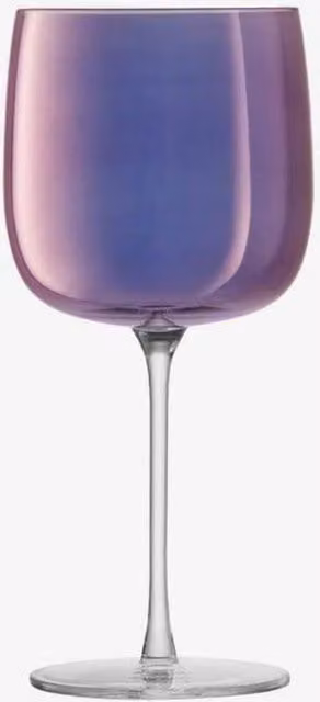 LSA International Aurora Wine Glass Set of 4, Purple, 450ml – 4