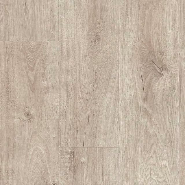 IVC Beige Wood Look Felt Backed Vinyl Flooring Sheet, W: 400 cm x L: 700 cm, 2.0 mm thickness