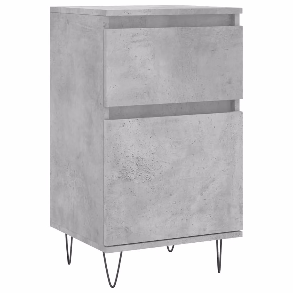 Berkfield Home Industrial Sideboard in Grey, W/D/H: 40 x 35 x 70 cm – 2