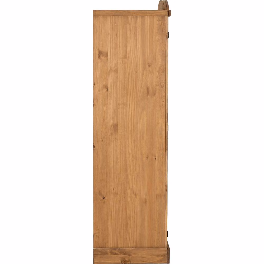 Seconique Corona Essentials 2 Door Pine Wardrobe in Natural Waxed Finish – 2