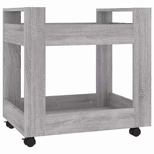 vidaXL Desk Trolley in Grey Sonoma, W/D/H: 60 x 45 x 60 cm – 1