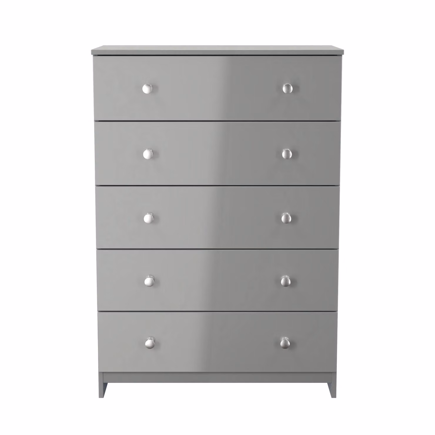 Ready Assembled 2 U Newlyn 5 Drawer Chest in Dark Grey – 2