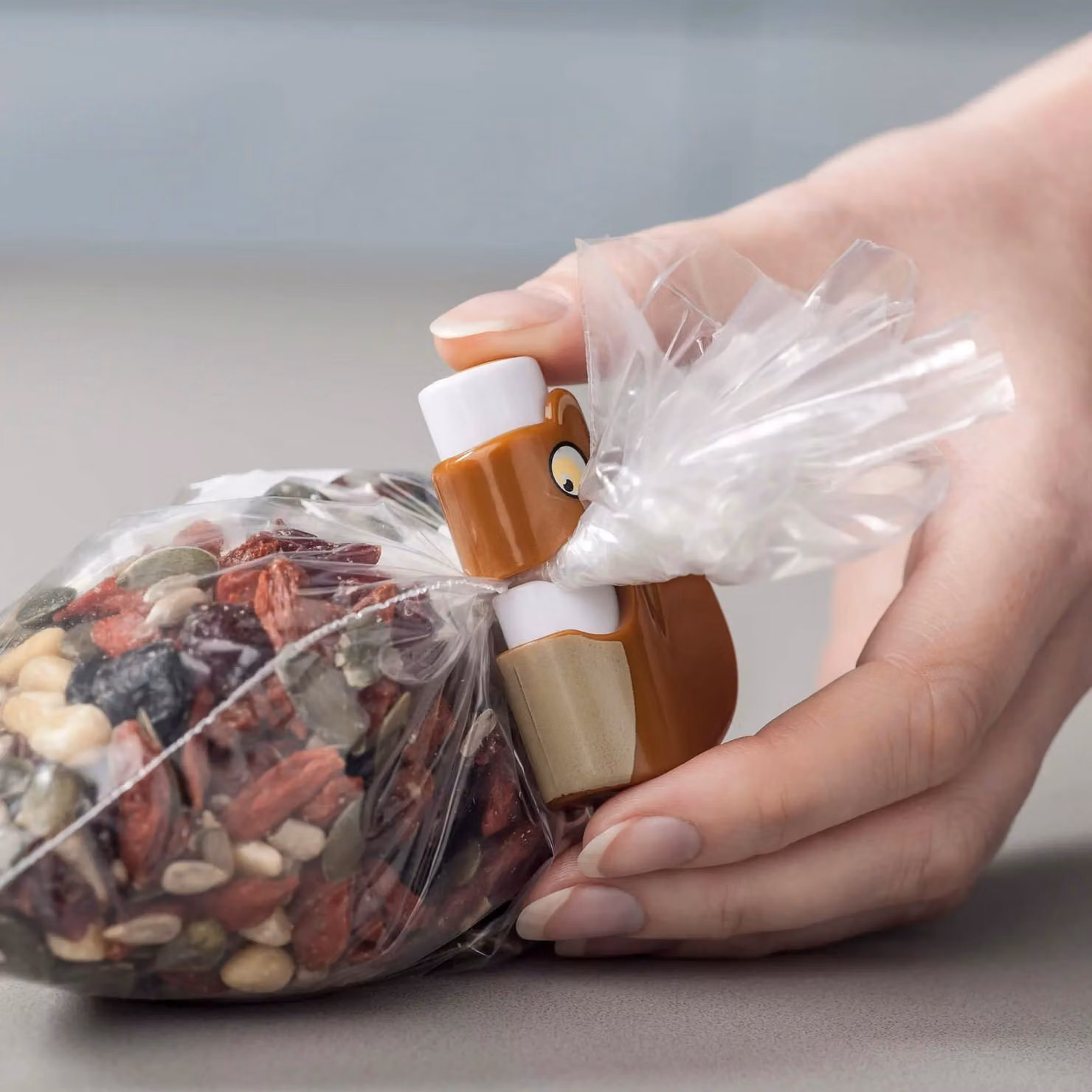 Zeal Handy Mouse and Squirrel Bread Bag Clips, Set of 2, Multicolour – 3