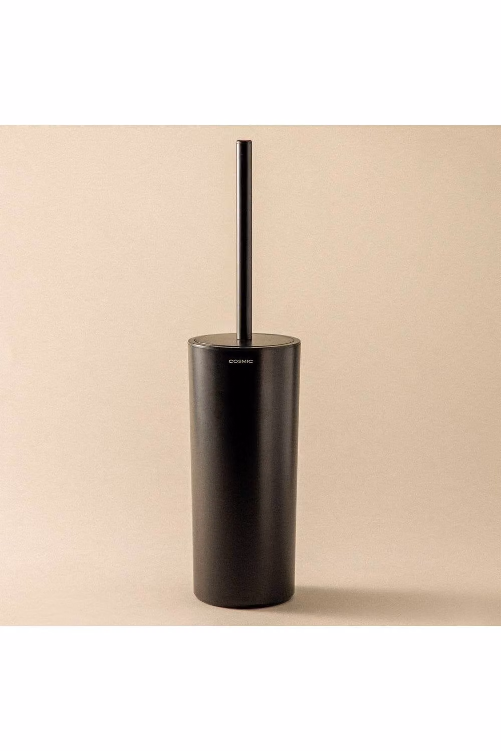 Cosmic Freestanding Toilet Brush with Holder in Matt Black – 2