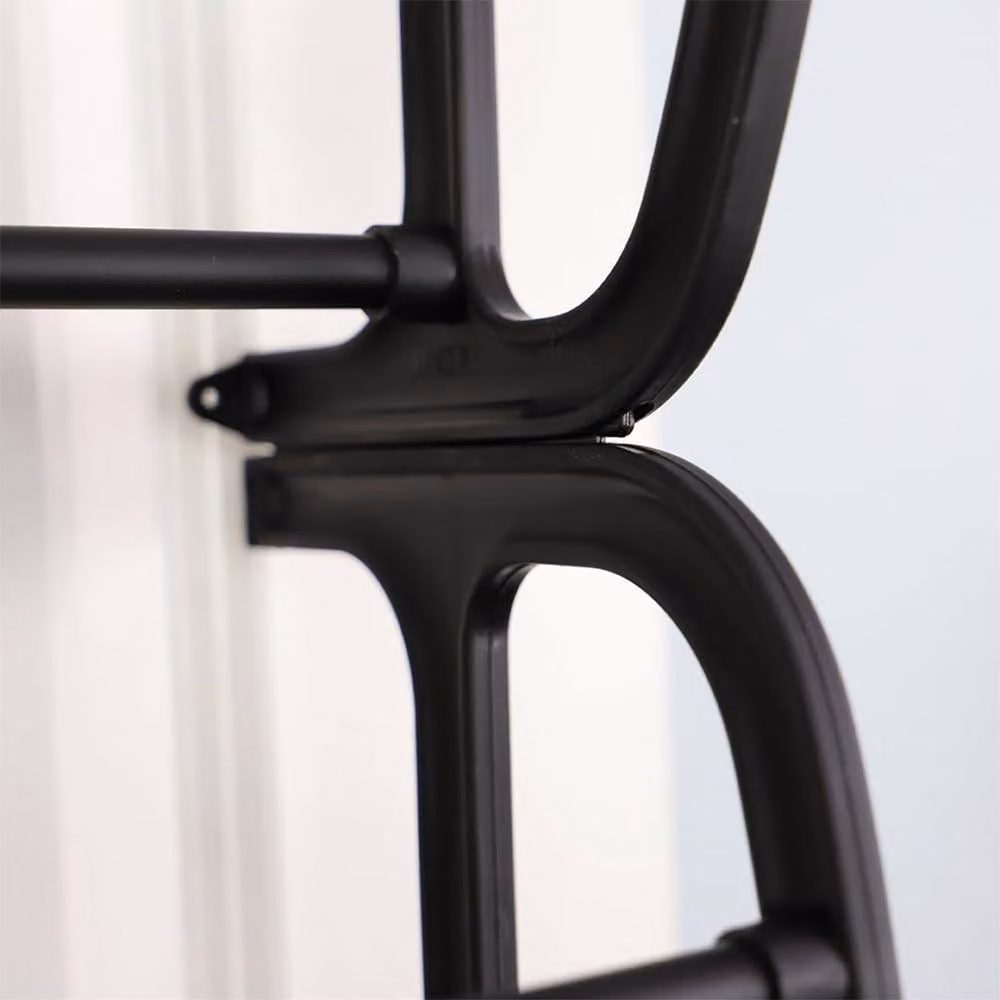 Ventryn 12 Tier Over Door Hanging Shoe Rack Storage Stand, Black, H 180.0 x W 57.0 x D 19.0 cm – 2
