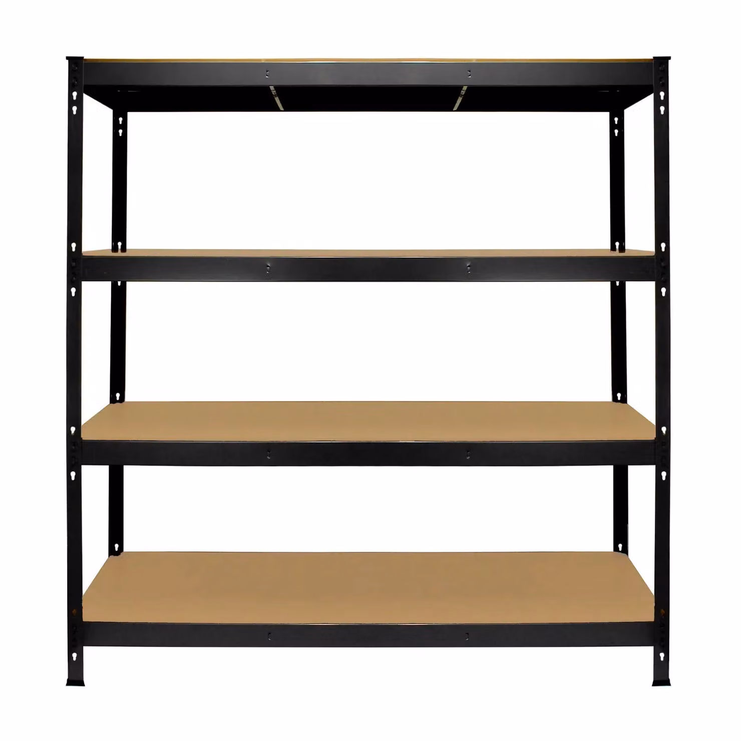 Monstershop Q-Rax Heavy Duty Storage Shelving, Black, W: 160 cm, D: 60 cm, H: 160 cm – 2