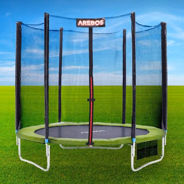 AREBOS Light Green PVC Trampoline Safety Pads for 13ft Trampolines