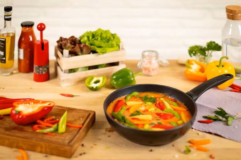 Kuhn Rikon Easy Induction Non-Stick Aluminium High-Walled Frying Pan, Black, 20cm