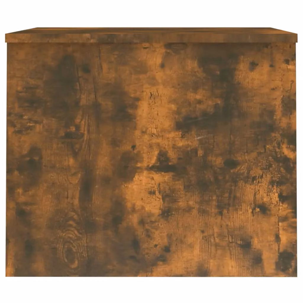 Berkfield Home Modern Smoked Oak Coffee Table in Brown, W: 80 cm, D: 50.5 cm, H: 41.5 cm – 3