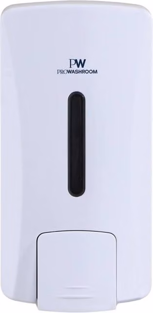 MYLEK ProWashroom Wall Mounted Handwash Soap Dispenser with Pump, White, 1000 ml