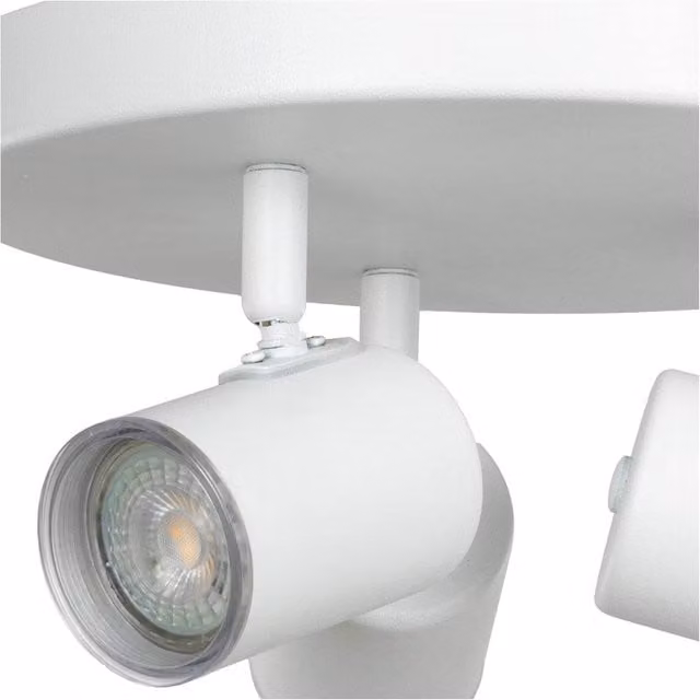 Loops White Triple Round GU10 Ceiling Spotlight for Bathroom Lighting