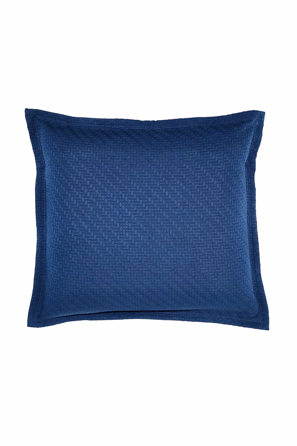 Bedeck of Belfast Fine Linens 1951 Andaz Cotton Percale Pillow Sham in Midnight Blue – 2