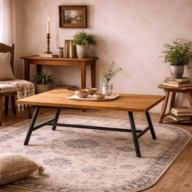 Wyld Haus Modern Rectangular Ceramic Dining Table with Metal Frame in Black, Silver and Brown, W/D/H: 89 x 89 x 76 cm – 1