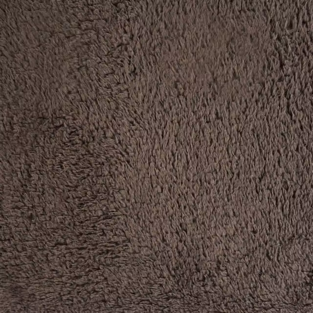 OHS Brown Teddy Fleece Throw, W: 200 cm, L: 240 cm