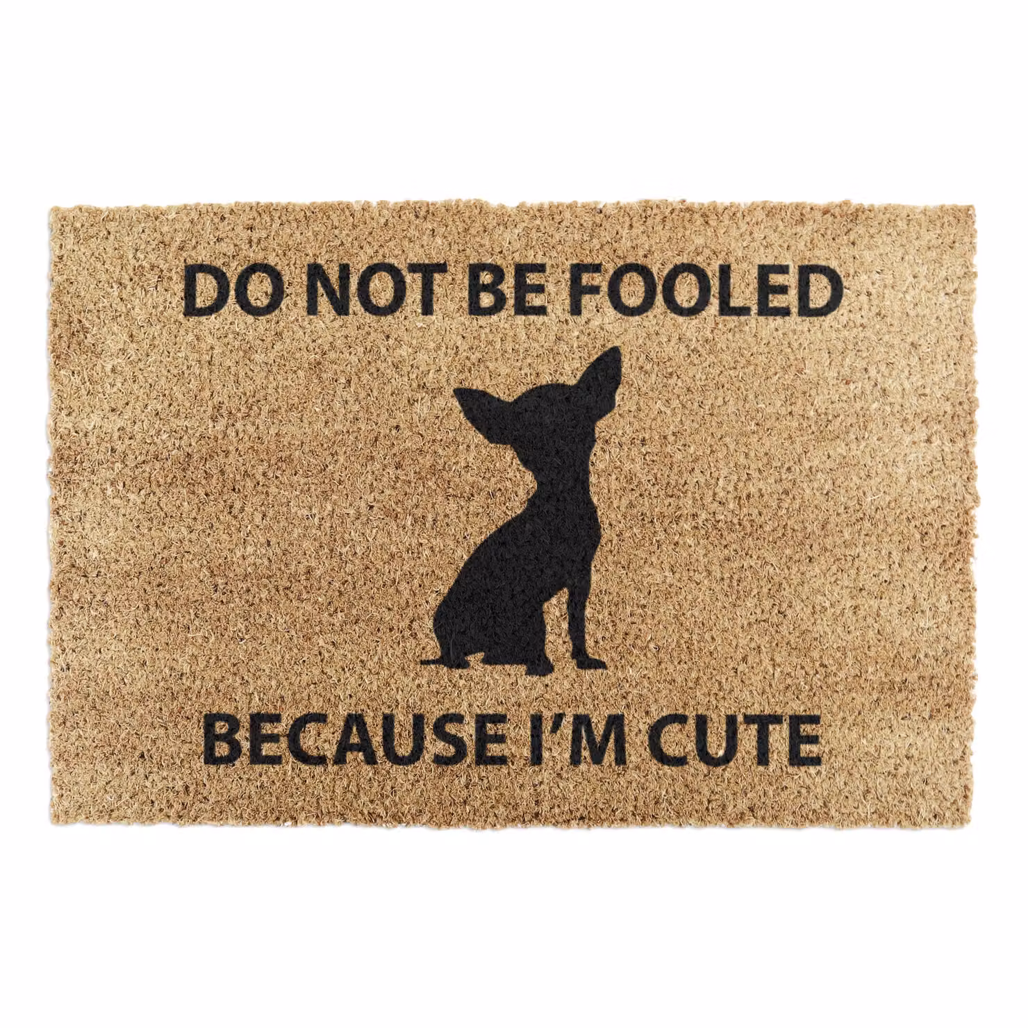 Artsy Mats Chihuahua Doormat in Black, W/D: 60 x 40 cm – 4