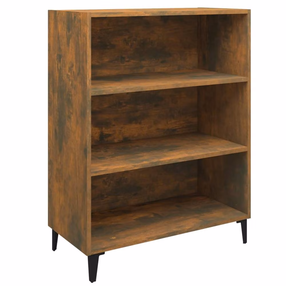 Berkfield Home Smoked Oak Sideboard in Brown, W/D/H: 69.5 x 32.5 x 90 cm – 3