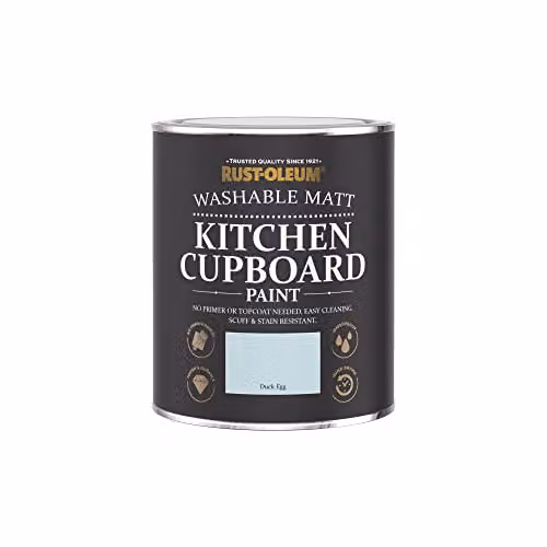 Rust-Oleum Blue Kitchen Cupboard Paint in Matt Finish - Duck Egg 750ml – 3