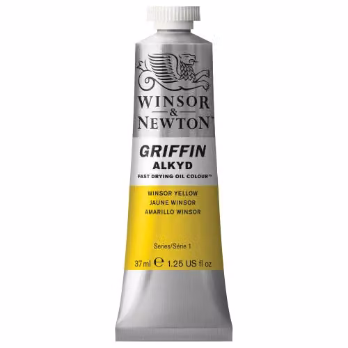 Winsor & Newton Griffin Alkyd Fast Drying Oil Colour, Winsor Yellow, 37ml – 2