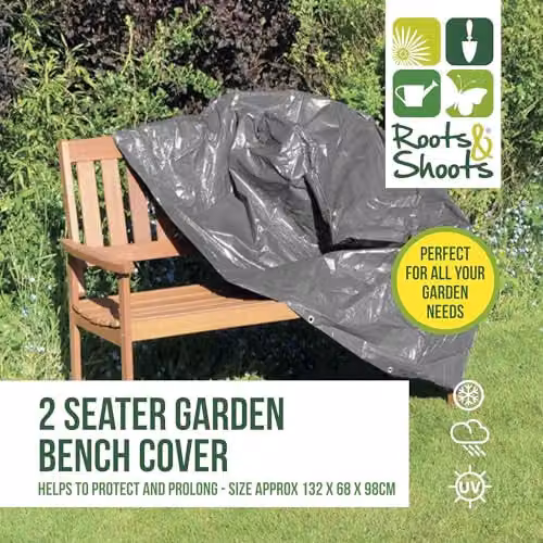 VFM e-Store Waterproof Grey 2-Seater Garden Bench Cover – 5