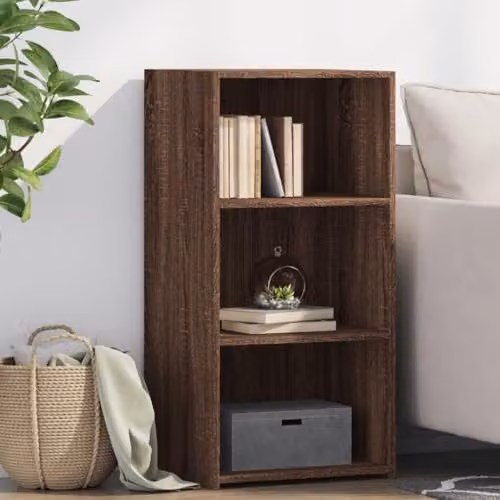 vidaXL Modern Sideboard in Brown Oak, W/D/H: 45 x 41 x 93 cm – 2