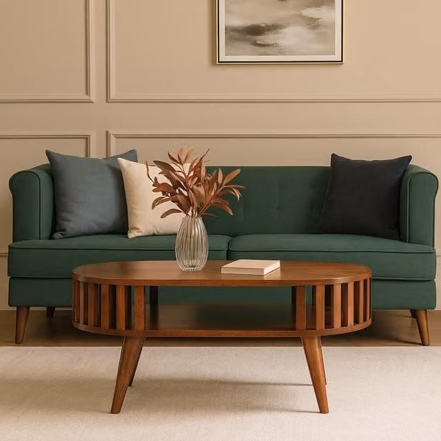 Artisan Furniture Ariella Honey Caramel Coffee Table in Brown Mango Wood