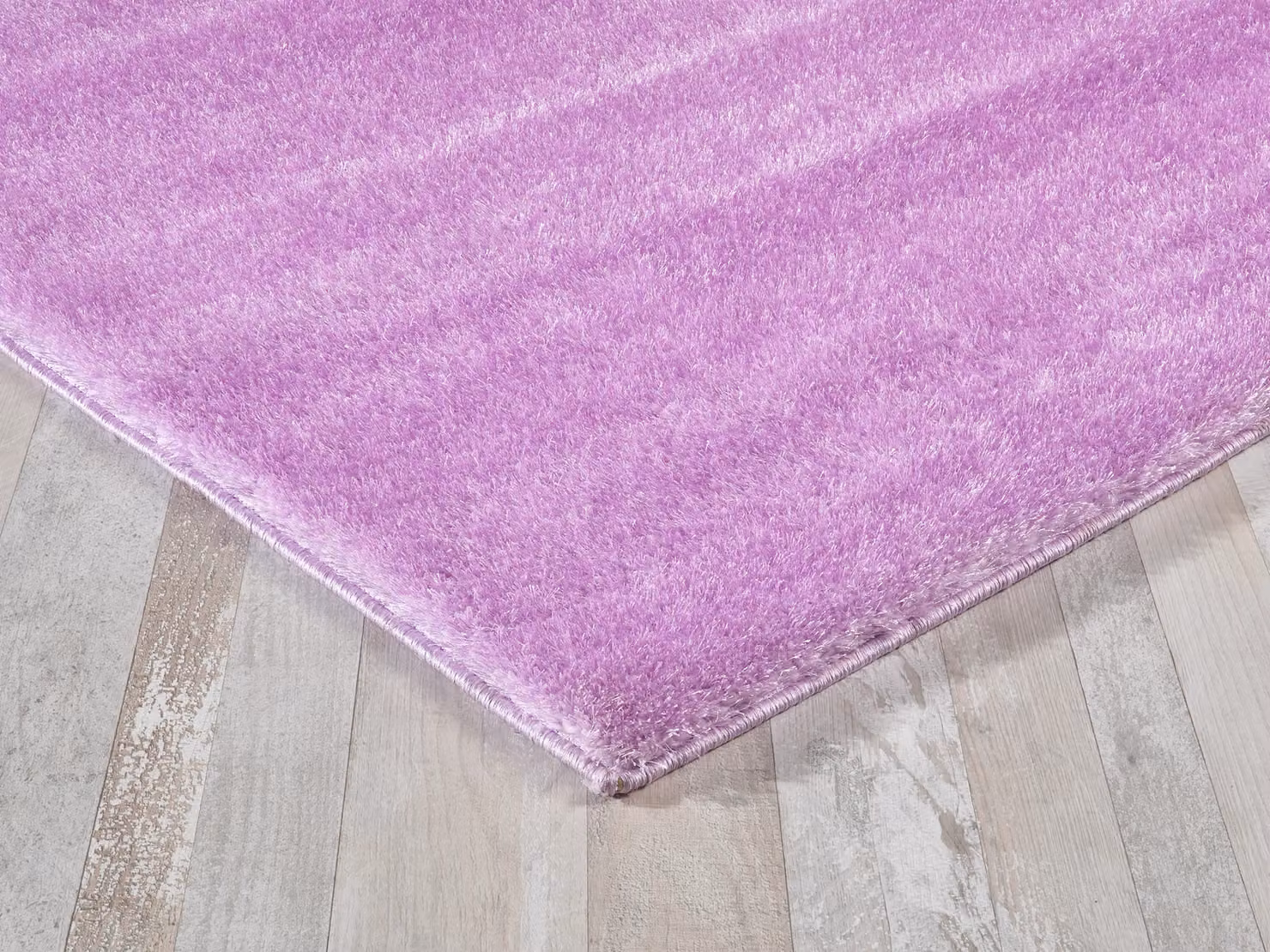 Smart Living Shimmer Shaggy Area Rug in Purple, W: 200 cm, D: 290 cm – 2