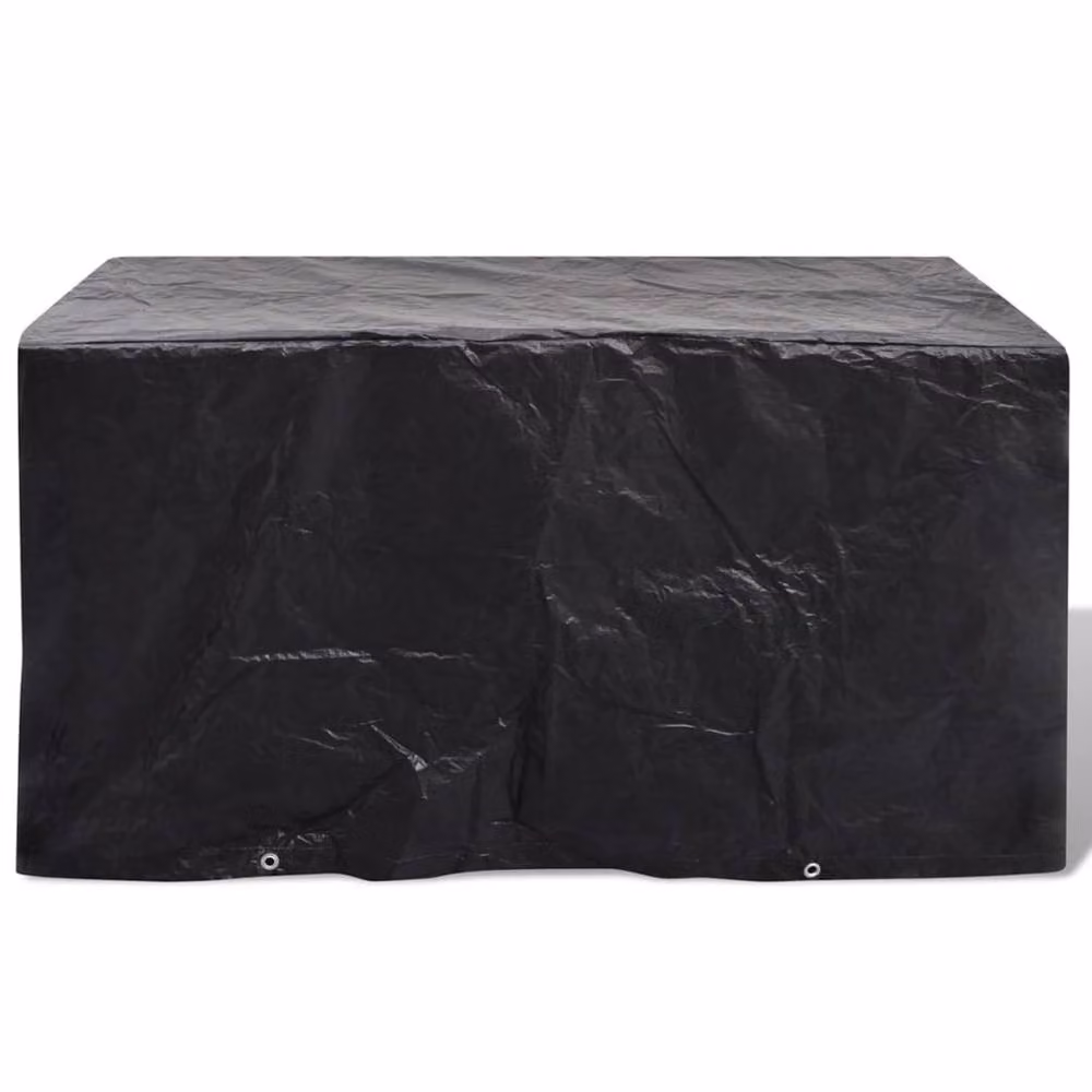 Berkfield Home Water Repellent Bench Covers, 2 Pack, Black, W/D/H: 180 x 70 x 90 cm – 3