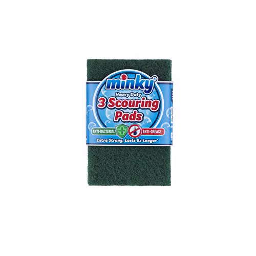 Minky Extra Strong Scouring Pads in Green