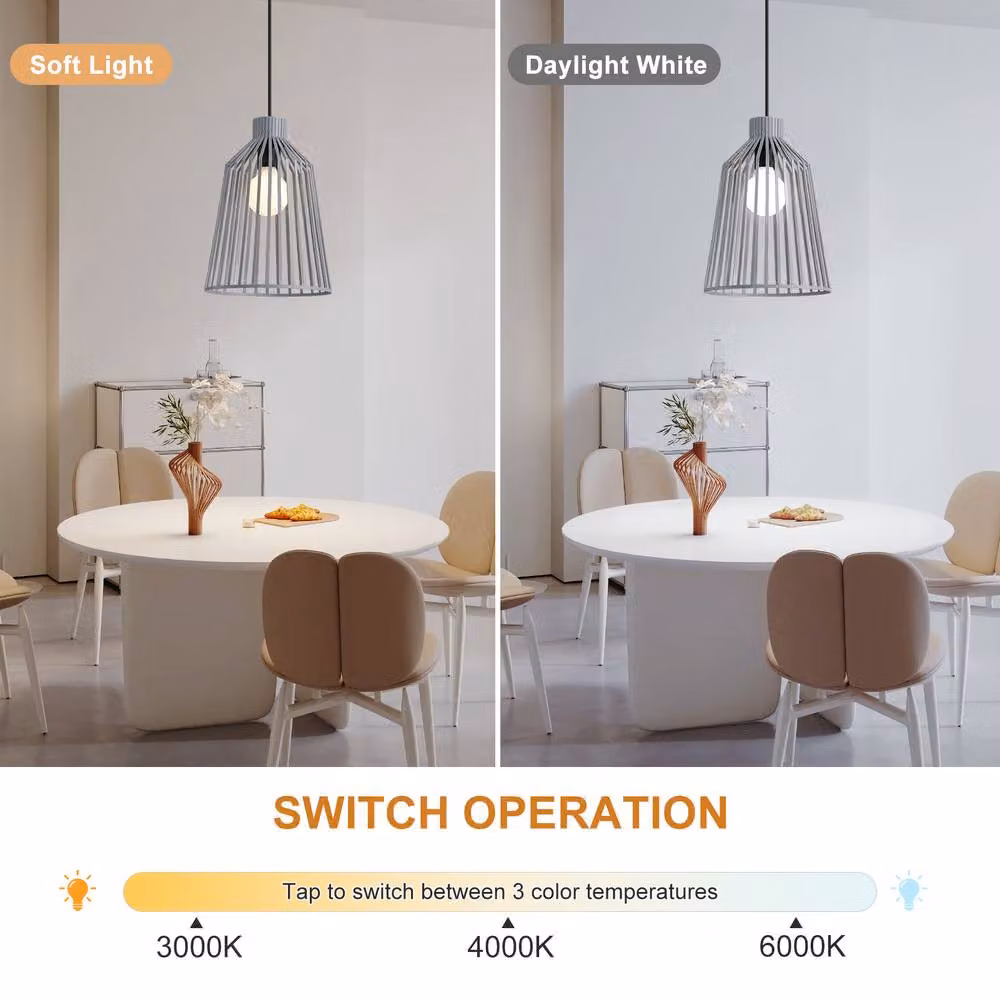 Harper Living Metal Cage Pendant Ceiling Light, Grey, Height Adjustable, E27 Cap – 4
