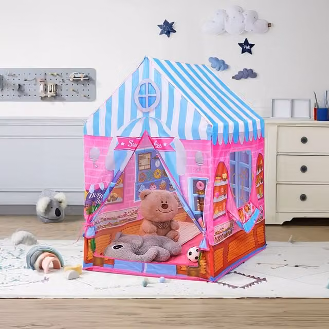 Kidkid Foldable Portable Play Tent for Children in Pink