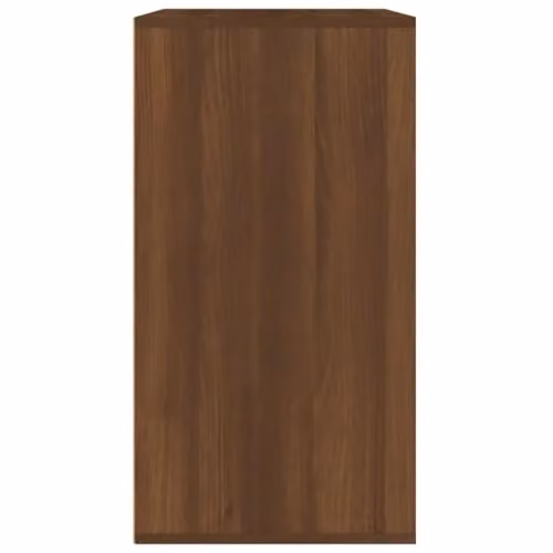 vidaXL Modern Brown Oak Cosmetic Cabinet with Drawer and Compartments in MDF – 3