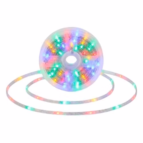 Shatchi Multicolour LED String Lights with 100 LEDs, 10m Length, Mains Powered, 8 Modes, Timer and IP44 Waterproof Rating for Indoor and Outdoor Decor – 1