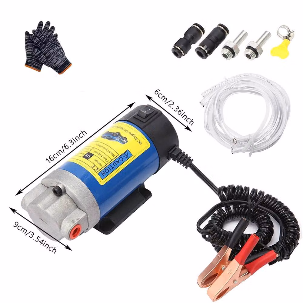 Ventryn 12V Electric Fluid Pump for Car Engine Oil Extraction in Blue – 2