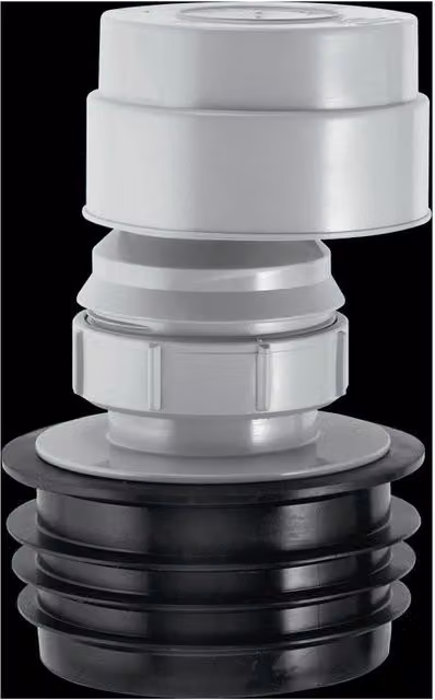 McAlpine VP50-100 Ventapipe 50 Air Admittance Valve with Dual Fit Synthetic in White