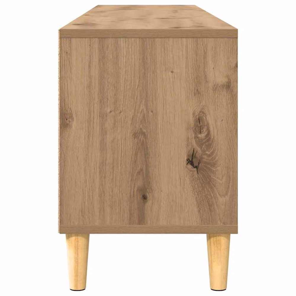 Berkfield Home Artisan Oak TV Cabinet in Brown, W/D/H: 150 x 30 x 45 cm – 4