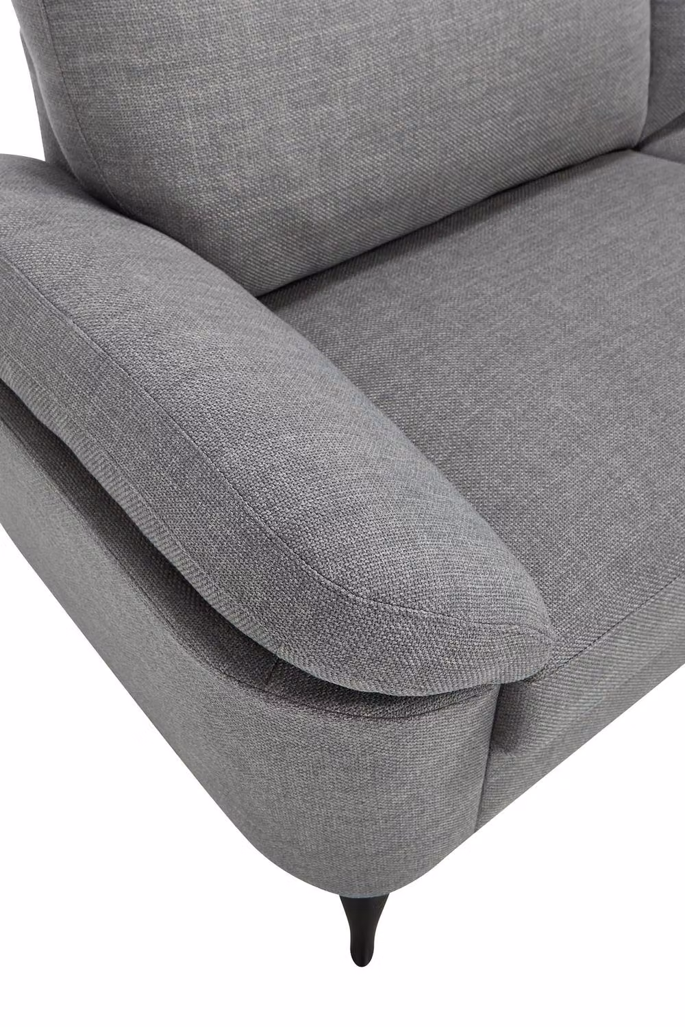 More4Homes Malmo 2 Seater Scandi Style Fabric Sofa in Grey – 3