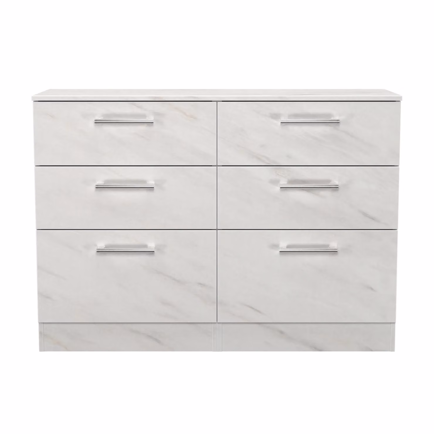Ready Assembled 2 U Cornwall 6 Drawer Wide Chest in Off-White – 2