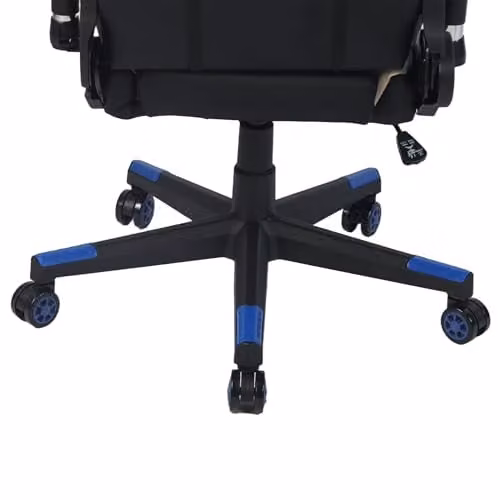 RayGar RG-MAX Pro Reclining Sports Racing Gaming Office Chair in Blue with Faux Leather and Headrest – 6