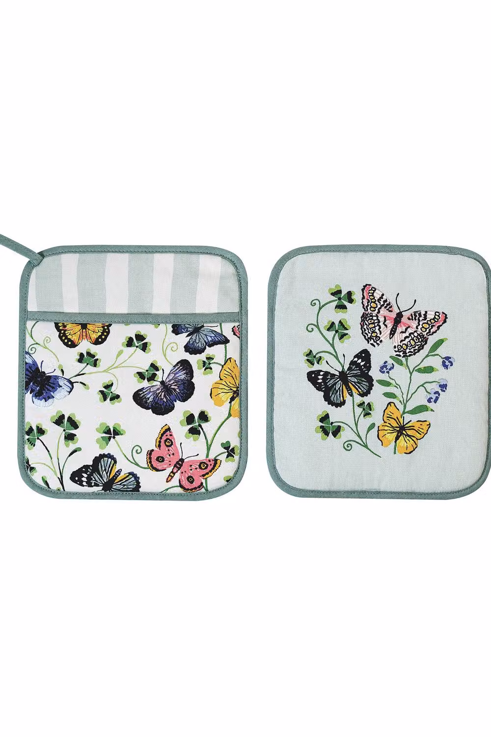 Ulster Weavers Butterfly Grove Cotton Pot Mitt in Blue, Green and Multicolour – 2