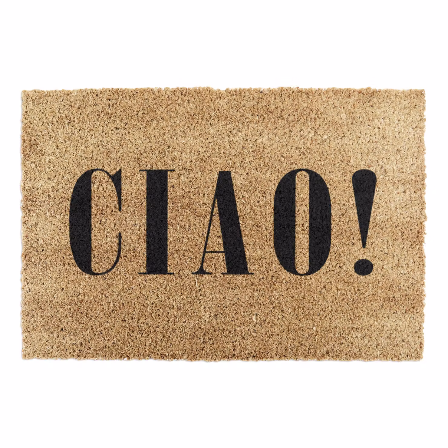 Artsy Mats Ciao Doormat, Black and Multicolour, W: 60 cm, D: 40 cm – 4