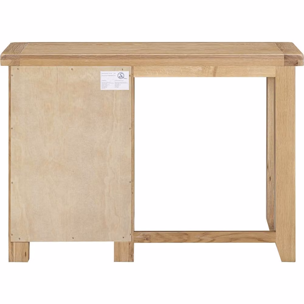 Seconique Windsor 3 Drawer Dressing Table in Oak – 2