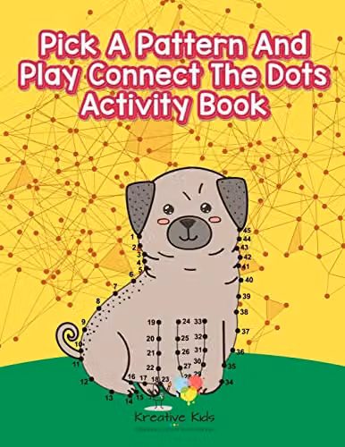 Kreative Kids Pick A Pattern & Play Connect The Dots Activity Book, Multicolour Paperback