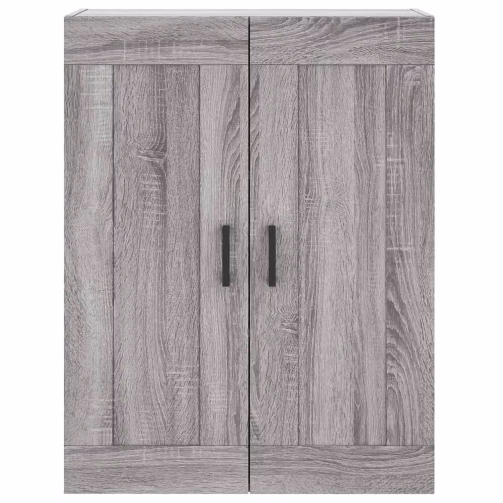 Berkfield Home Wall Mounted Cabinets, 2 Piece Set in Grey Sonoma, W/D/H: 90 x 34 x 69.5 cm – 3