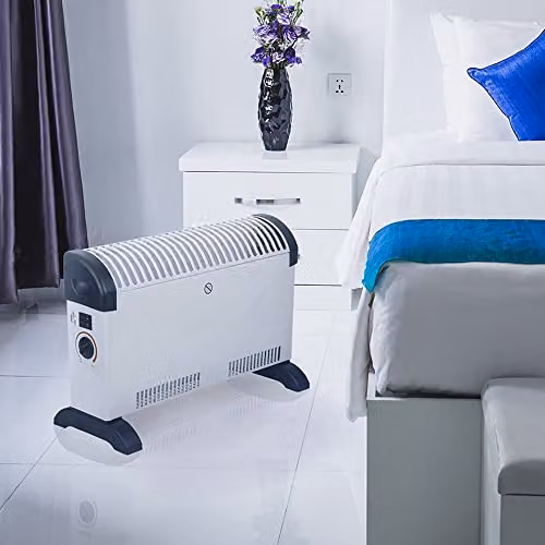 Igenix IG5200 Portable 2000W Electric Convector Heater with Adjustable Thermostat and Overheat Protection, White – 3