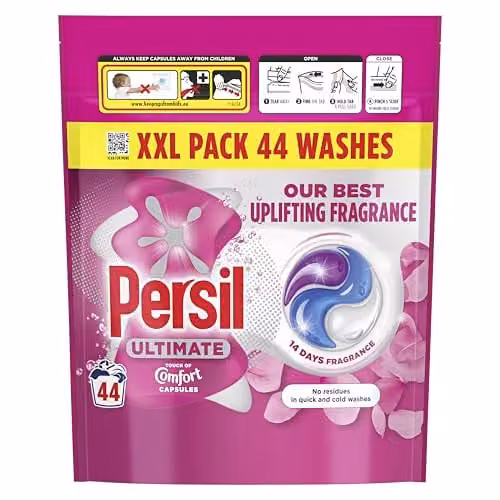 Persil Ultimate Touch of Comfort Washing Capsules, 44 Washes – 1
