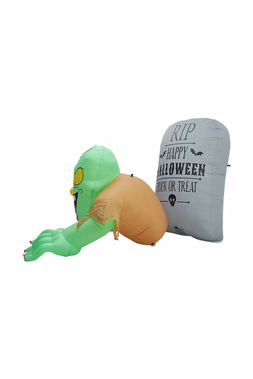 Living and Home Multicolour Halloween Light-Up Inflatable Zombie Tombstone, Height: 150 cm – 3
